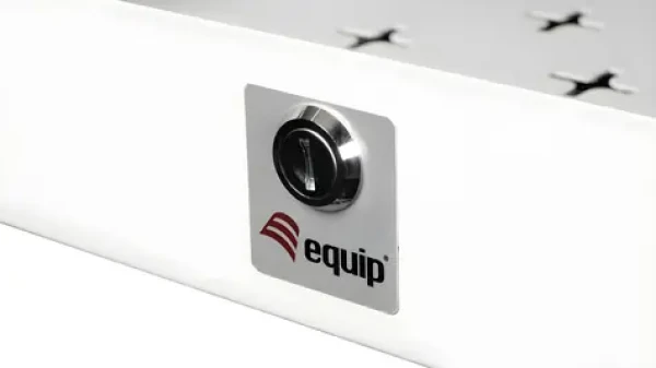 Equip svetlo šedá / Nástenná skriňa / 19" / 5U / oceľové dvere / 500x475 mm (ESF-05-G)