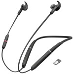 JABRA Evolve 65e čierna / Bluetooth prenosný Headset / do uší / Microsoft Skype for Business (6599-623-109)