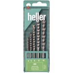 Heller Tools 17745 0 sada špirálových vrtákov do kameňa 5-dielna 4 mm, 5 mm, 6 mm, 8 mm, 10 mm valcová stopka 1 sada; 17745 0