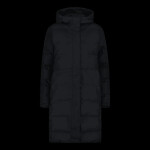 Dámska zimná bunda s kapucňou CMP zateplený nepremokavý kabát čierna (34K0096/U901) 46