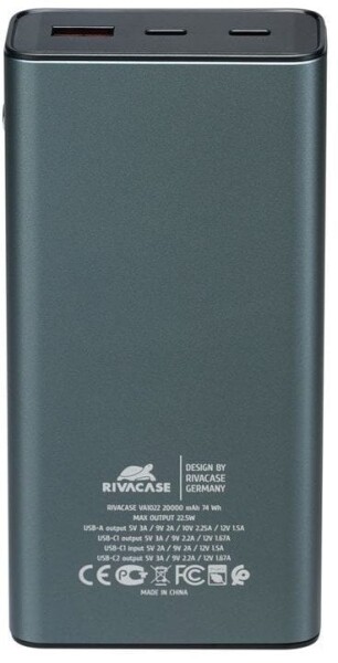RivaCase POWER BANK USB 20000MAH/VA1022 RIVACASE