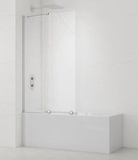 Vaňová zástena SAT Walk-In Xmotion 150x117,5 cm chróm SATWIXMVZ150 SATWIXMVZ150