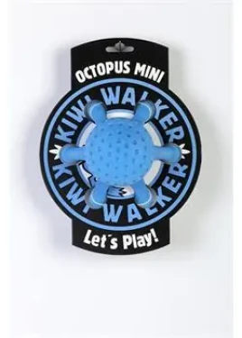 KIWI WALKER Plávacia chobotnica Mini modrá / Hračka pre psov / TPR pena / 12 cm (TPR-837)