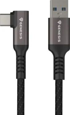Genesis NVC-2221 čierna / Kábel USB-A - USB-C / 5 Gbps / rýchlonabíjanie / 5 m (NVC-2221)