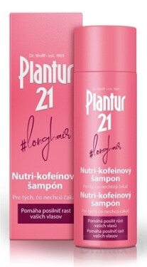 PLANTUR 21 longhair Nutri-kofeinový šampón 200 ml
