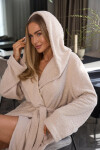 Dámsky župan L&L 2557 Slim S-XL angora S