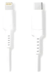 Nedis Lightning kábel 1 m biela / Dátový kábel / USB-C (M) - Lightning 8-pin (M) / USB 2.0 (CCGW39650WT10)