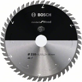 Bosch Accessories Bosch 2608837714 tvrdokovový pílový kotúč 210 x 30 mm Počet zubov (na palec): 48 1 ks; 2608837714