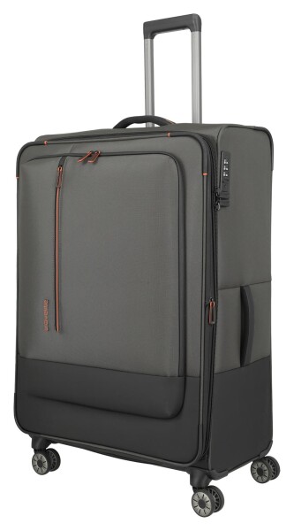Veľký textilný kufor na kolieskach Travelite Crosslite XL Dark Olive