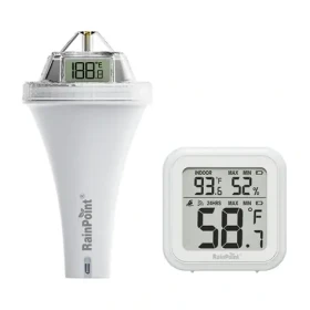 RainPoint Teplomer do bazéna s prijímačom / Teplomer / bezdrôtový / dosah 100 m / IP68 (HCS565ARF+HCS015T2H)