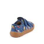Chlapčenské plátené barefoot tenisky CANVAS BLUE ELECTRIC Froddo G1700440-5 - 25