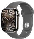 Apple Watch 10 GPS + Cellular 42mm Natural Titanium M/L šedý