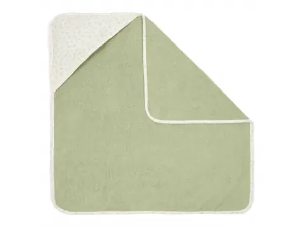 Little Dutch Osuška s kapucňou 100x100 cm Blueberry Leaves (TE50914034LD)