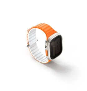 UNIQ Revix Evo Reversible Magnetic remienok pre Apple Watch 49 45 44 42 mm - AMBER (oranžová biela) (8886463688243)