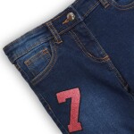 Nohavice dievčenské džínsové s elastanom, Minoti, REDSOX 12, holka - 134/140 | 9/10let