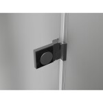 MEXEN/S - Lunar-B L sprchové dvere krídlové pravé 125, transparent, grafit metal 832SL-125-050-95-00-P