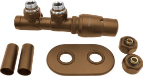 DEANTE - Matte brown ventil termostatický, pre kúpeľňové kúrenie - pravý; AGI_SKP1