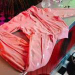 Mikina Playboy x FTSHP Girls Velvet Hoodie Pink S