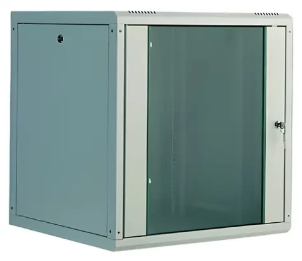 Digitus Unique 12U sivá / Nástenný rozvádzač / 19" / 643x600x450 mm / RAL 7035 (DN-19 12-U)