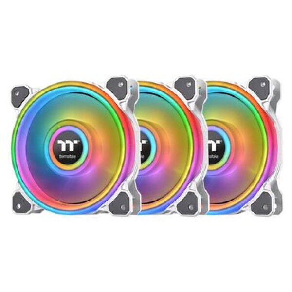 Thermaltake Riing Quad 14 RGB Radiator biela 3ks / Ventilátor / 140 mm / Hydraulic Bearing / 1400 RPM @ 26.1 dB / 60.17 C (CL-F101-PL14SW-A)