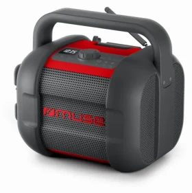 Muse M-968 BTR čierno-červená / Stavebné rádio / Bluetooth (M-968 BTR)