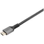 Digitus HDMI prepojovací kábel Zástrčka HDMI-A 2 m čierna DB-330200-020-S 8K UHD, hliníková zástrčka, audio return channel, dvojžilový tienený, trojžilový; DB-330200-020-S