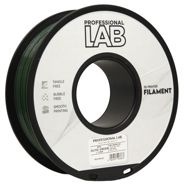 Professional Lab PETG filament 1,75 mm olivovo zelený 1 kg
