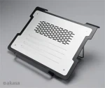 Akasa AK-NBCH-30AL chladiaca podložka pre 15.6" notebook / 5 stupňov nastavenia sklonu / USB / strieborná (AK-NBCH-30AL)