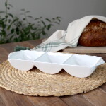 Chic Antique Porcelánová servírovacia miska biela Provence 33 x 10 cm