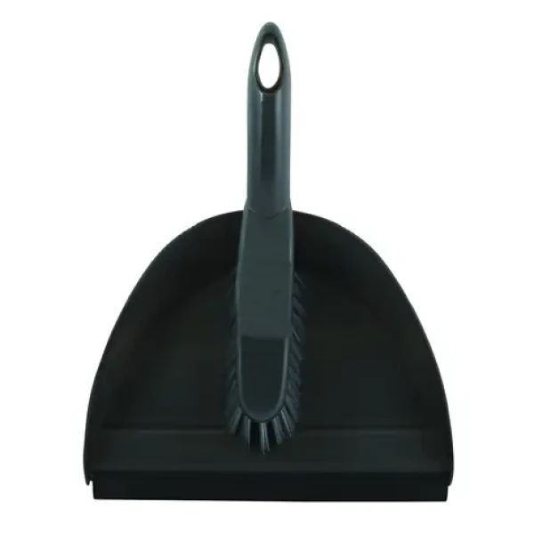 MSV metlička s lopatkou tmavo šedý / Zmetáčik s lopatkou / plast / 30 x 25 x 8 cm