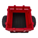 Mamido Detský elektrický traktor BLAST s prívesom 2x200W červený