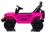 Mamido Elektrické autíčko Jeep Rubicon 24 V 2x200 W ružové