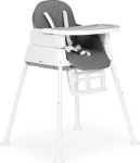 ECOTOYS Jedálenská stolička 3v1 šedá (HA-009 GRAY)