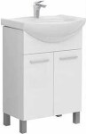 OLSEN SPA - Skrinka s umývadlom RINO 45/55/65 - Šírka skriniek - preč - 55 cm OLNRINO255 + OLKE6055