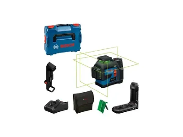 BOSCH GLL 12V-100-33 CG Professional / Rotačný laser / dosah 100 m / s príslušenstvom (0601065401)