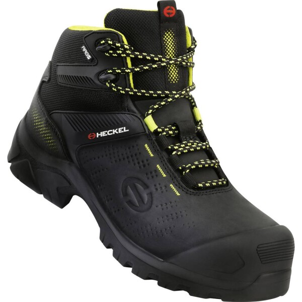 Heckel MACCROSSROAD 3.0 S3 HIGH 6731345 bezpečnostná obuv S3 Veľkosť topánok (EU): 45 čierna, žltá 1 pár; 6731345