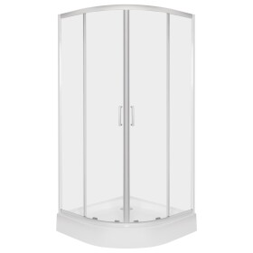 KERRA - Sprchovací kút s vaničkou Aruba 90 , chróm 5907548124685