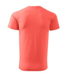 Ťažké nové tričko unisex koralové 3XL