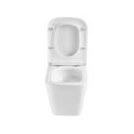 INVENA - WC misa závesná, Malaga štvorcová, s doskou soft-close CE-96-001-L