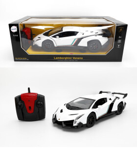 Mamido Mamido Autíčko na diaľkové ovládanie Lamborghini Poison 1:14 so svetlami biele