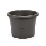 Plastia Samozavlažovací kvetináč Narza antracit 40 cm