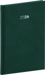 NOTIQUE Týždenný diár Balakon 2026, zelený, 15 x 21 cm (PGD-TA5BA-6007)