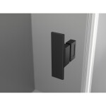 MEXEN/S - Mist HT sprchovací kút dvere krídlové ľavá 105 x 75, transparent, čierna 8A5T-105-075-70-00-L