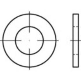 Podložka 4.3 mm 9 mm ocel glavanizované zinkom 200 ks TOOLCRAFT 147829; 147829