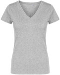 Promodoro 1525 Dámske tričko X.O s výstrihom do V 40.1525 heather grey heather grey 3XL