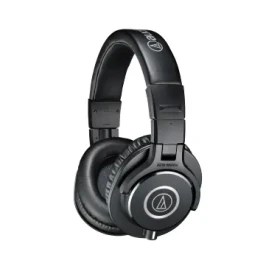 AUDIO-TECHNICA ATH-M40x / Uzavreté slúchadlá / 3 m kábel / 3,5 mm jack + 6,3 mm adaptér / Čierna (ATH-M40x)