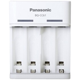 Panasonic BQ-CC61 nabíjačka na okrúhle akumulátory NiMH micro (AAA), mignon (AA); 52061002