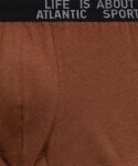 Boxerky Atlantic 3MH-226/25 A'3 S-2XL šedočervenohnědá S