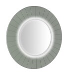 SAPHO - LUMIRO STRIP guľaté zrkadlo s LED osvetlením v ráme, priemer 75cm, verde LR750-4444S