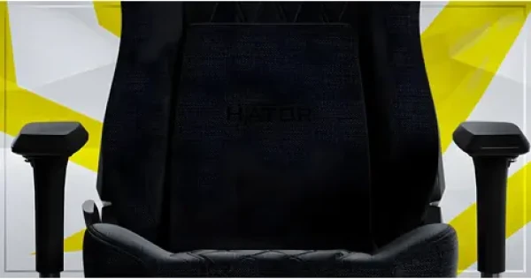 Hator Darkside 3 M čierna / Herná stolička / kovová konštrukcia / textilný poťah / otočné kolieska (HTC3010M)